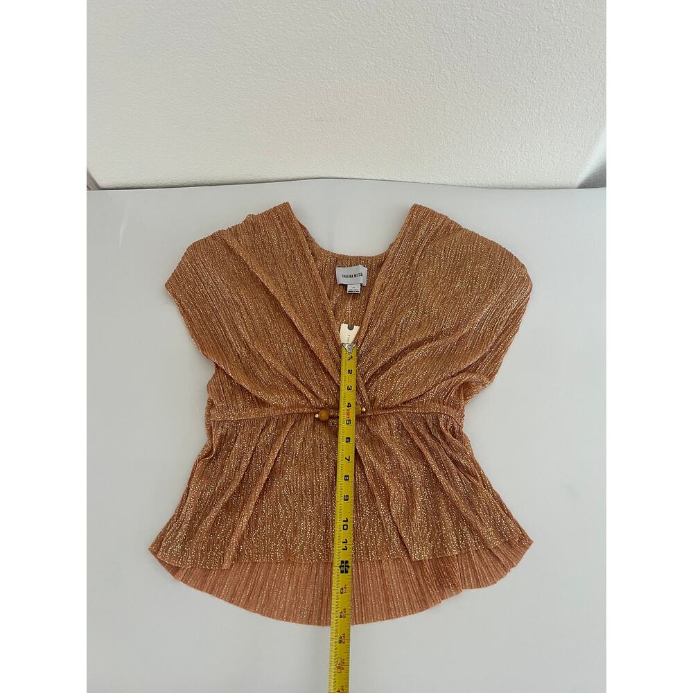Women's Gold Anthropologie Top - Picture 14 of 14